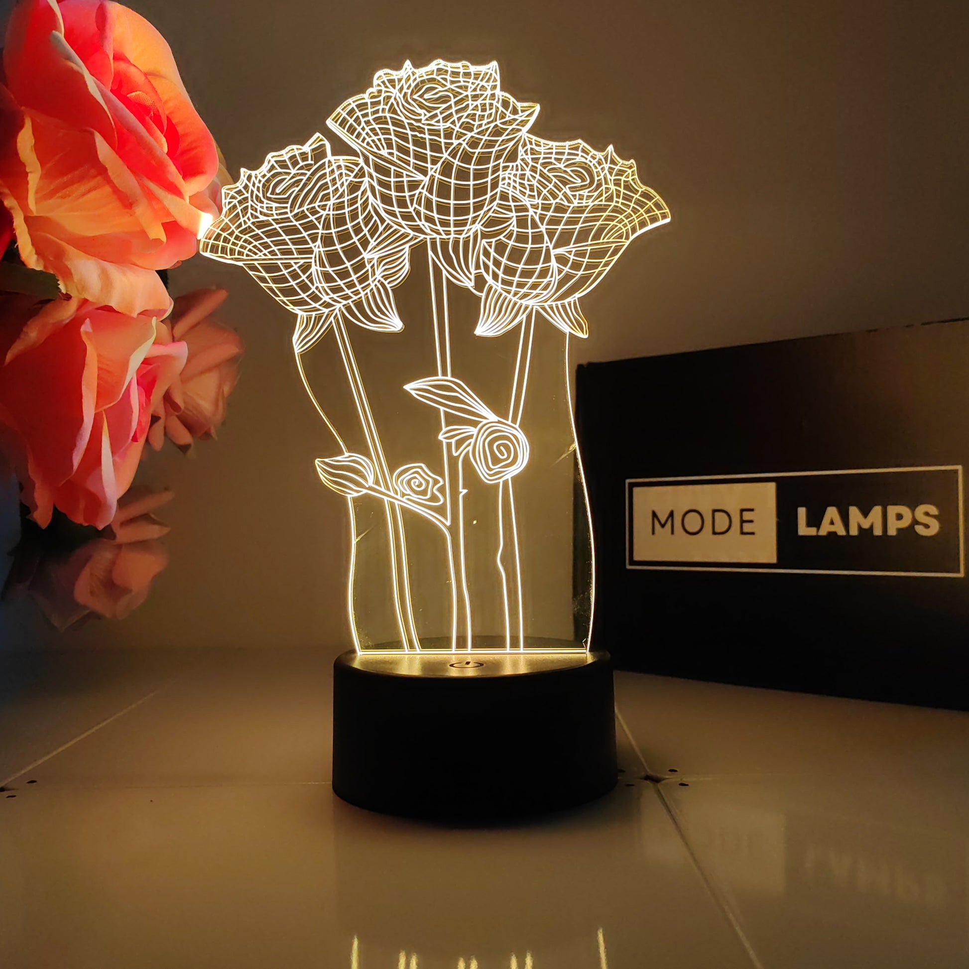 Rose Bouquet Mode Lamp - Mode Lamps